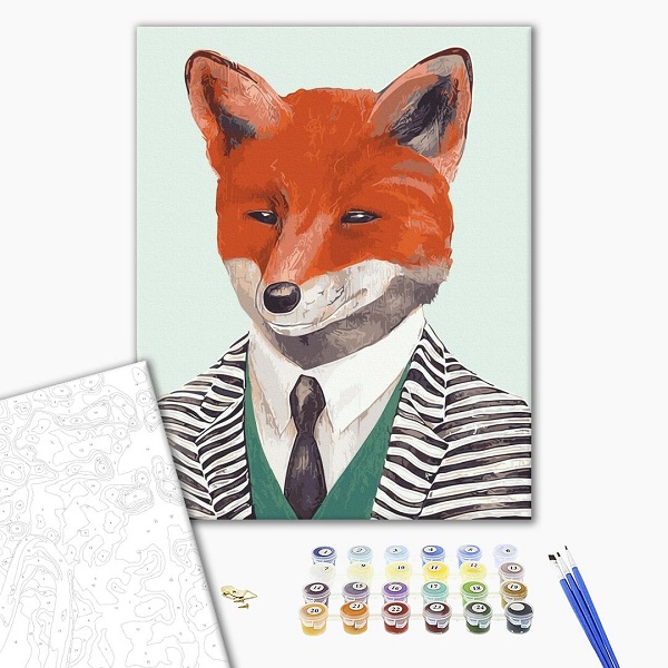 Pictură pe numere 40х50 cm (în cutie) – Mr.Vulpe