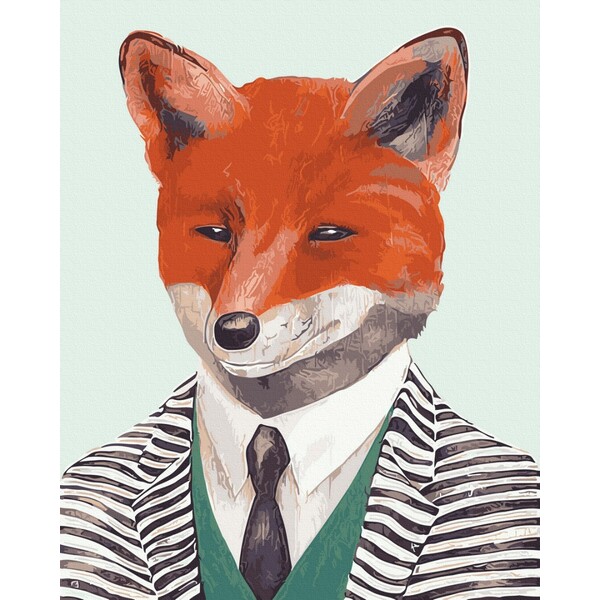 Pictură pe numere 40х50 cm (în cutie) – Mr.Vulpe