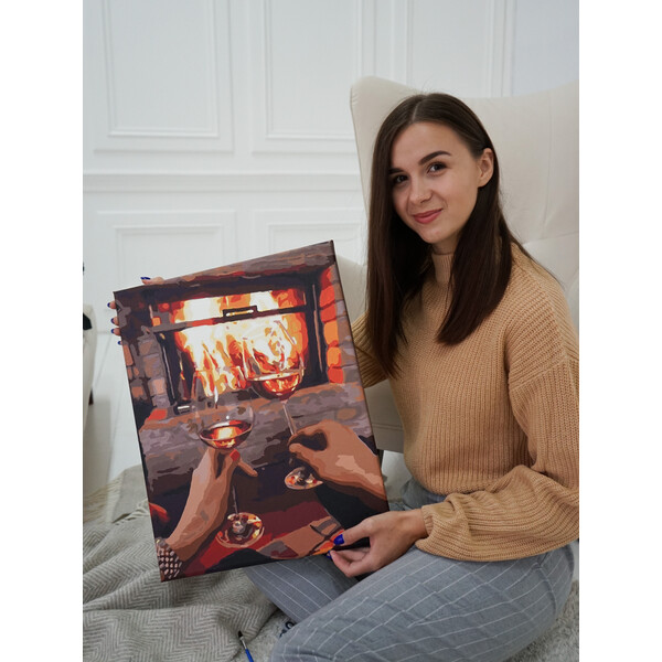 Pictură pe numere (în cutie) – Vin fiert picant