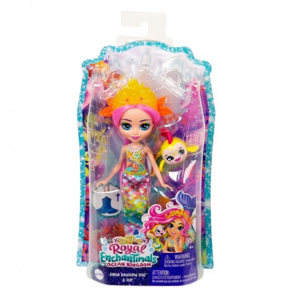 Păpușa Enchantimals “Rainey Rainbow Fish & Flo”