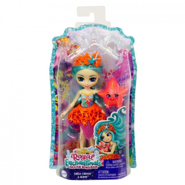 Păpușa Enchantimals “Starla Starfish & Beamy”