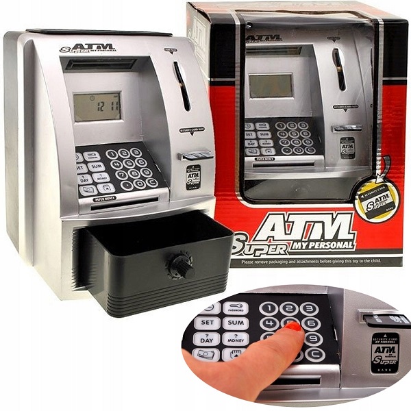ATM interactiv pentru copii (cu lumini și sunet)