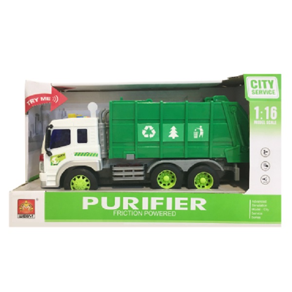 1:16 Camion de gunoi cu fricțiune (lumini /sunete)
