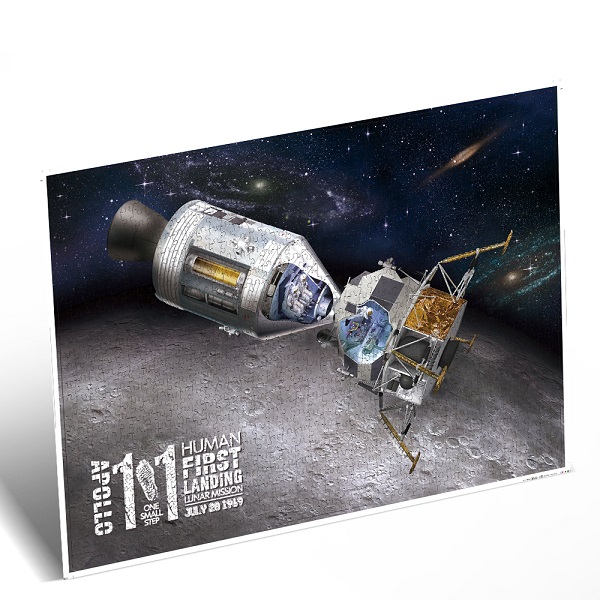 Пазл “Стыковка APOLLO 11 с лунным модулем”, 1000 элементов