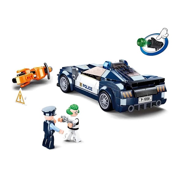 Set de construcție ”Mașină de poliție”, 284 elem.