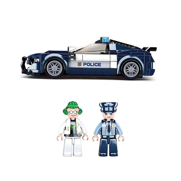 Set de construcție ”Mașină de poliție”, 284 elem.