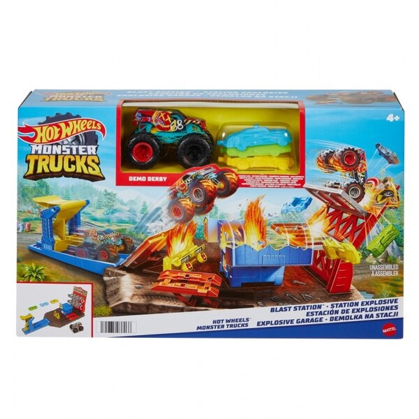 Hot Wheels Monster Trucks  Set “Blast Station”