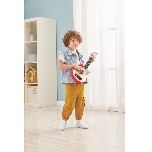 Chitara Ukulele cu lumini, Roșie