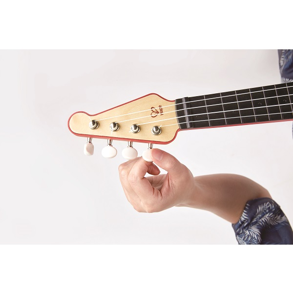 Chitara Ukulele cu lumini, Roșie