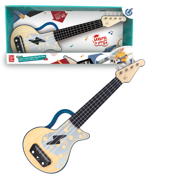 Chitara Ukulele cu lumini, Albastră