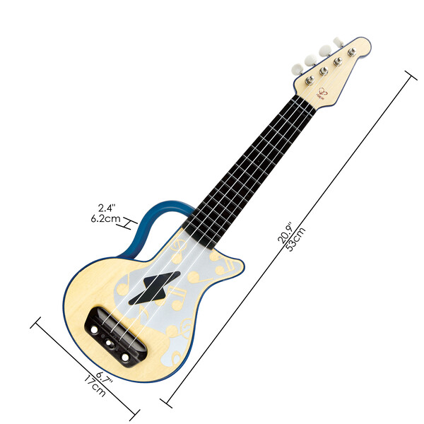 Chitara Ukulele cu lumini, Albastră
