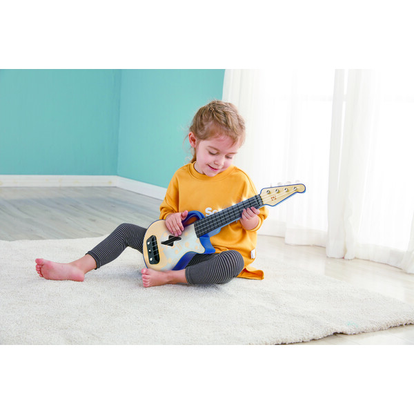 Chitara Ukulele cu lumini, Albastră