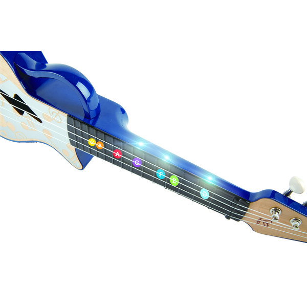 Chitara Ukulele cu lumini, Albastră