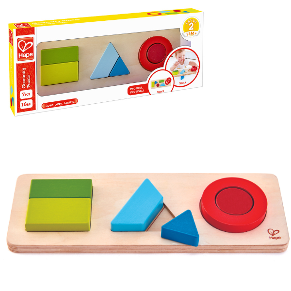 Puzzle tactil „Forme geometrice”