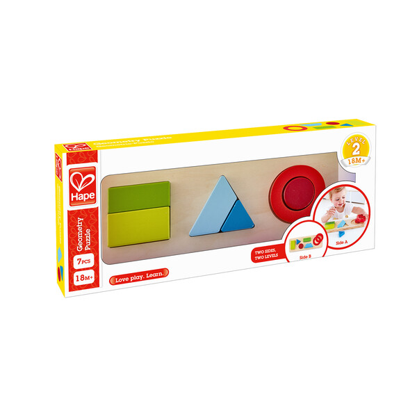 Puzzle tactil „Forme geometrice”
