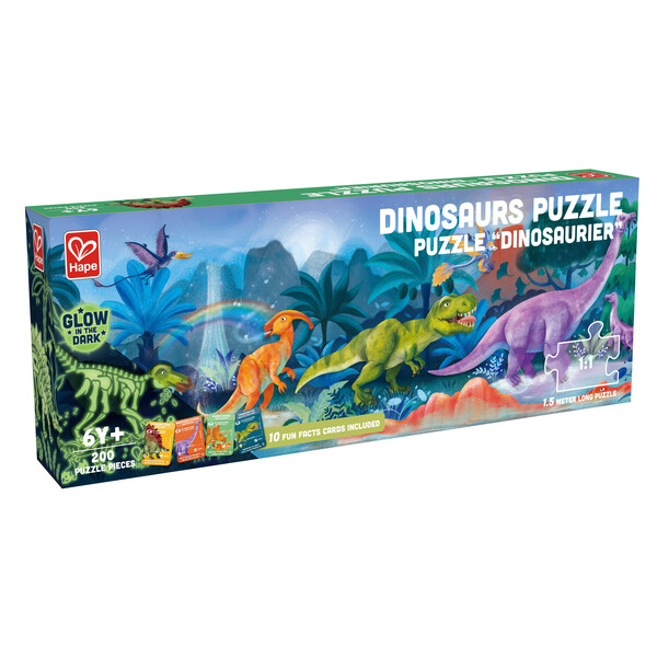 Puzzle 1,5 m “Dinozauri”, 210 elem.