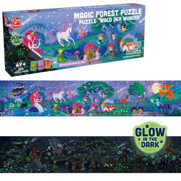 Puzzle 1,5 m “Pădurea fermecată’, 200 elem.