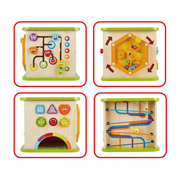 Cub Montessori cu lumini „Animalele”