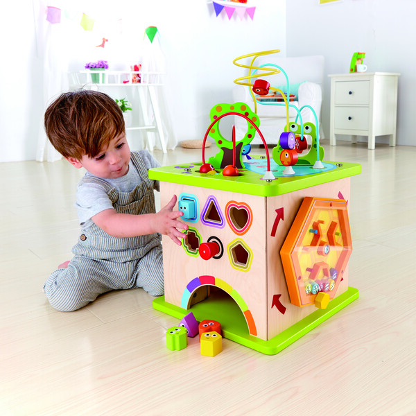 Cub Montessori cu lumini „Animalele”