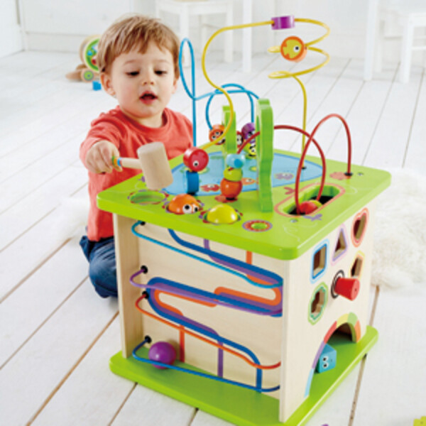 Cub Montessori cu lumini „Animalele”