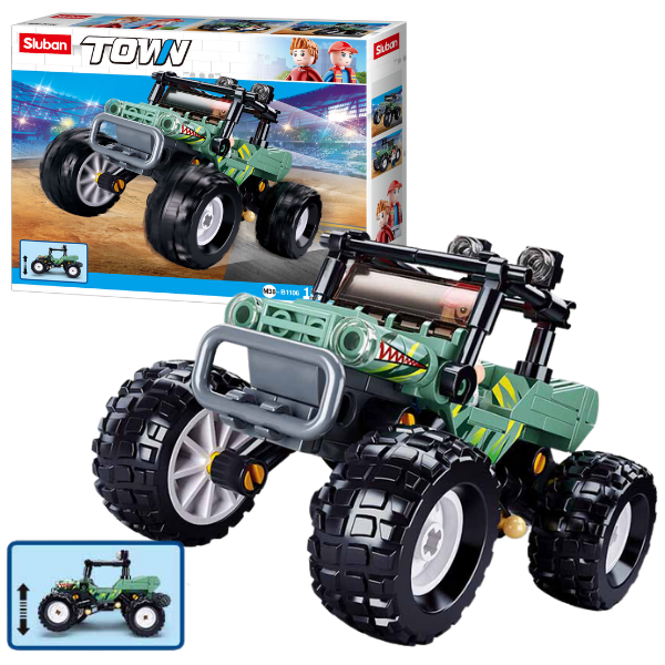 Cumpara  Constructori - Set de construcție ”SUV Verde”, 155 elem...