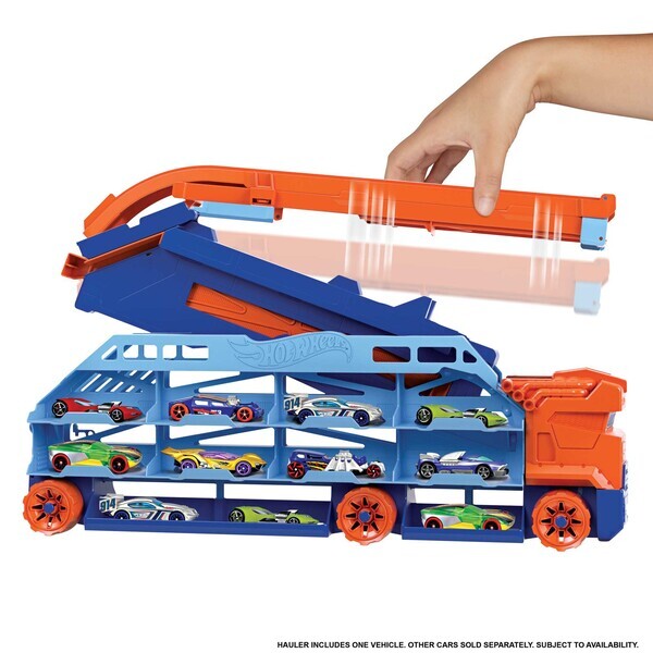 Hot Wheels Игровой набор Грузовик-автотрек “Десантирование с воздуха”