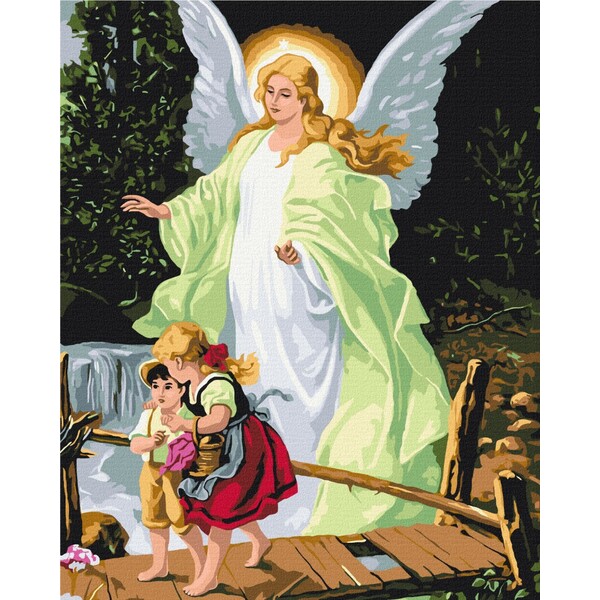Pictură pe numere 40*50 cm (în cutie) –  Înaripați de securitate