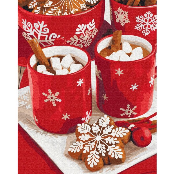 Pictură pe numere (în cutie) – Cacao de zăpadă