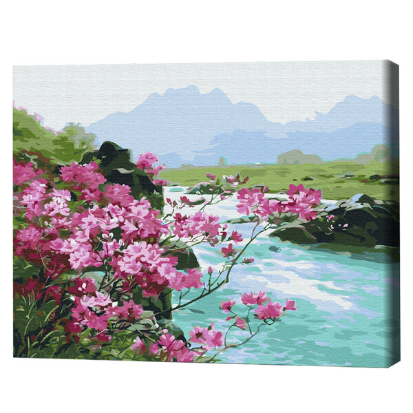 Cumpara  Creativitate/Logică - Pictură pe numere 40*50 сm (în cutie) – Flori..