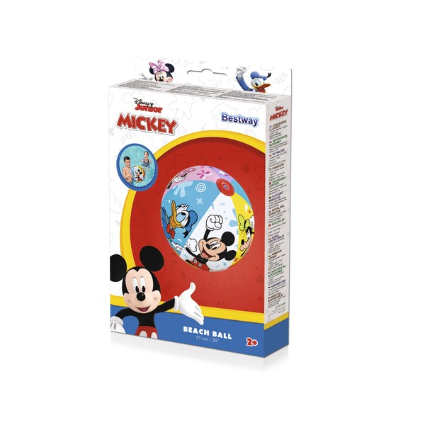 Minge pentru plaja, d51cm, Mickey și prietenii 2+