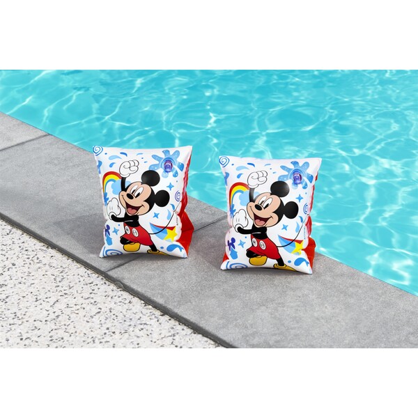 Bestway Aripioare de înot gonflabile “Mickey și prietenii” 23×15 cm, 3-6 ani