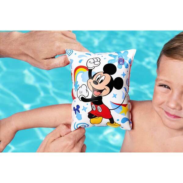 Bestway Aripioare de înot gonflabile “Mickey și prietenii” 23×15 cm, 3-6 ani