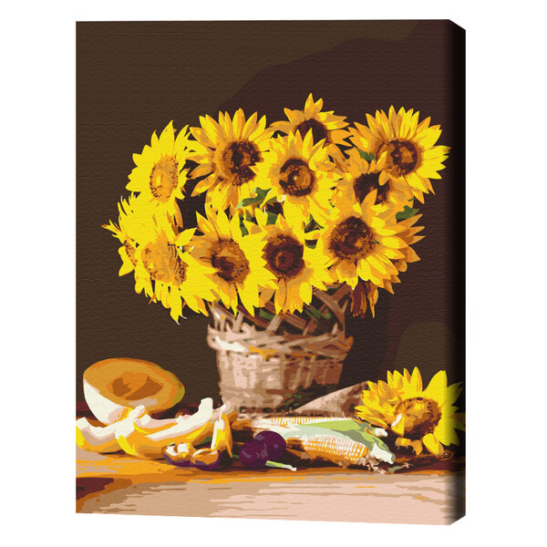 Cumpara  Creativitate/Logică - Pictură pe numere 40*50 cm (în cutie)– Buchet..
