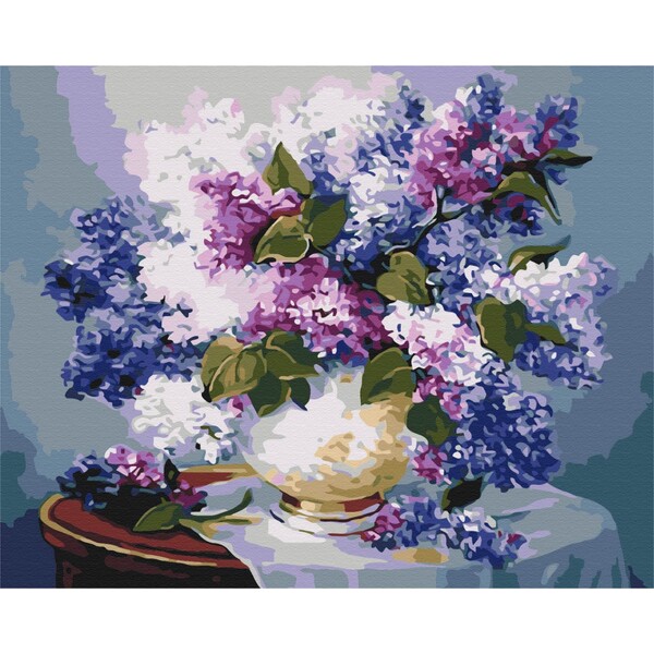 Pictură pe numere 40*50 cm (în cutie) – Culori de liliac