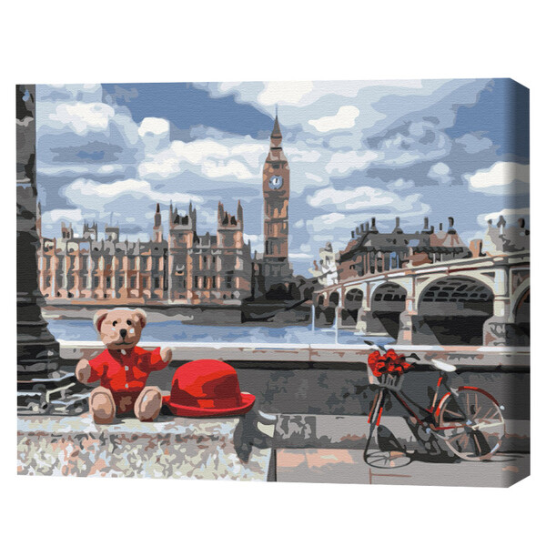 Cumpara  Picturi prin numere - Pictură pe numere 40*50 cm (în cutie) –  Ursu..