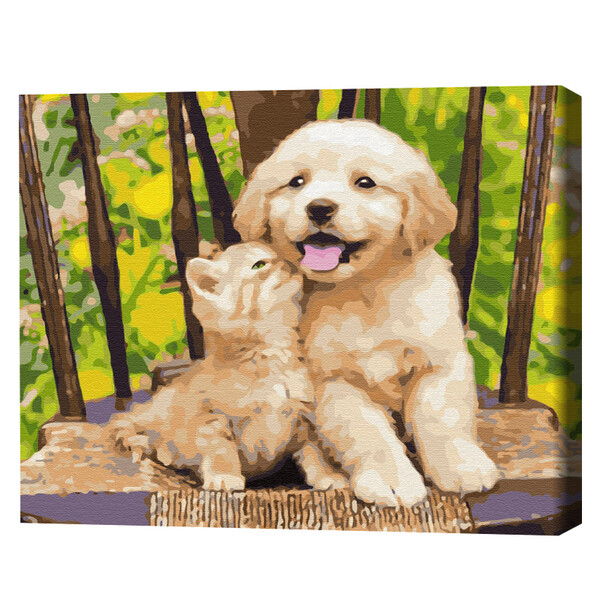 Cumpara  Picturi prin numere - Pictură pe numere 50*40 cm (fără cutie)  – Mi..