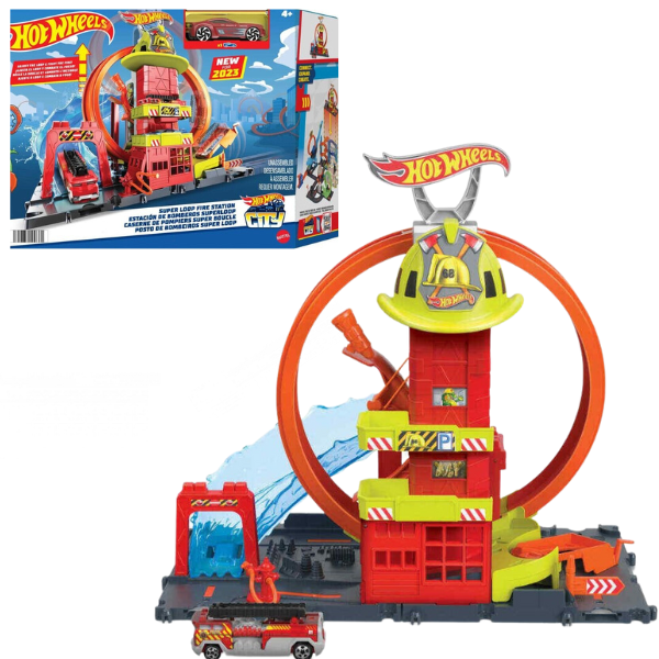 Hot Wheels Set de joc „Stația de po..