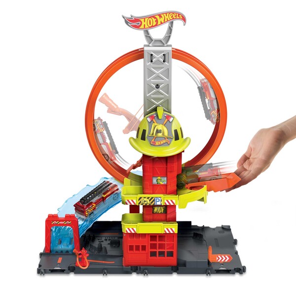 Hot Wheels Set de joc „Stația de pompieri a orașului”