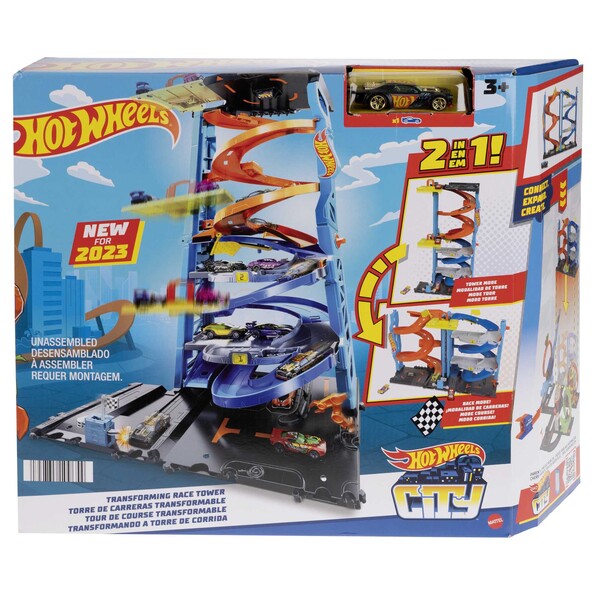 Hot Wheels Set de joc “Turn-transformer de curse urbane”