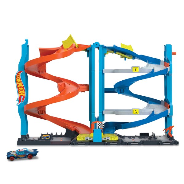 Hot Wheels Set de joc “Turn-transformer de curse urbane”