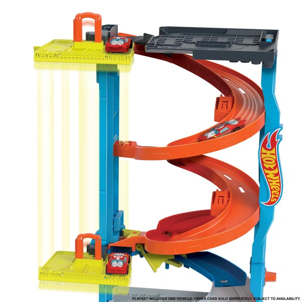 Hot Wheels Set de joc “Turn-transformer de curse urbane”
