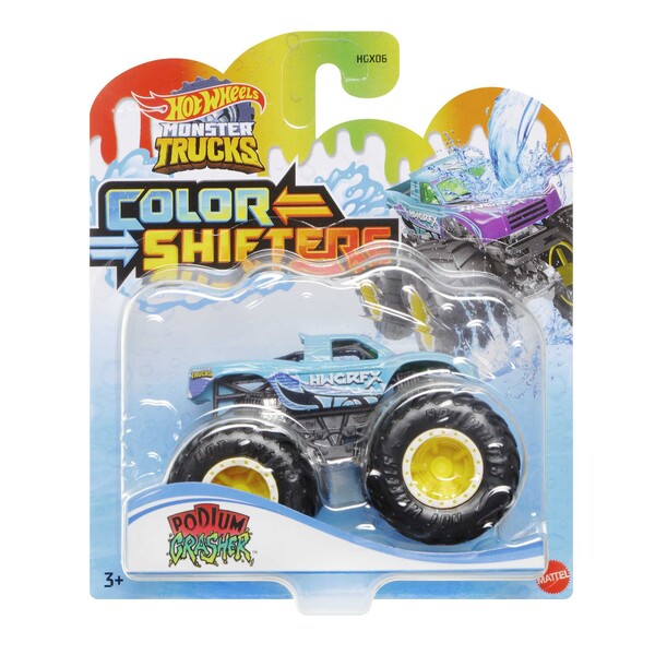 Hot Wheels Monster Trucks care își pot schimba culoarea, în asortiment