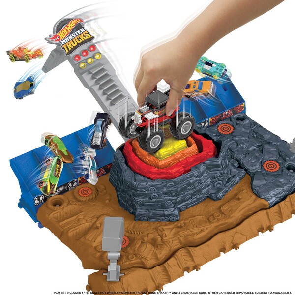 Hot Wheels Monster Trucks ARENA SMASHERS “BONE SHAKER ” Set de joc