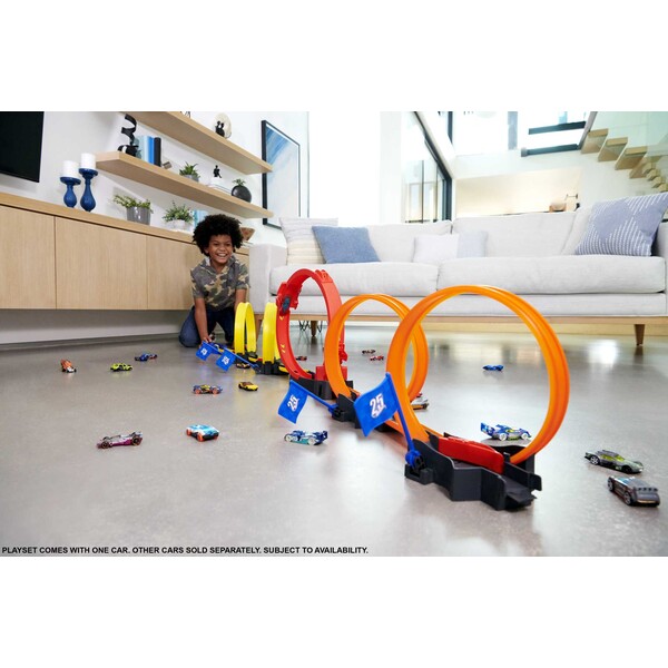 Hot Wheels pistă “Cursă cu mai multe circuite”