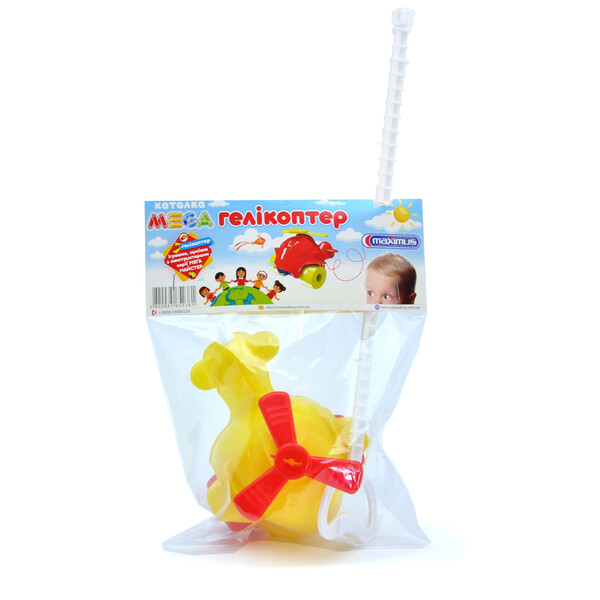 Constructor și jucărie pentru împins „Elicopter”