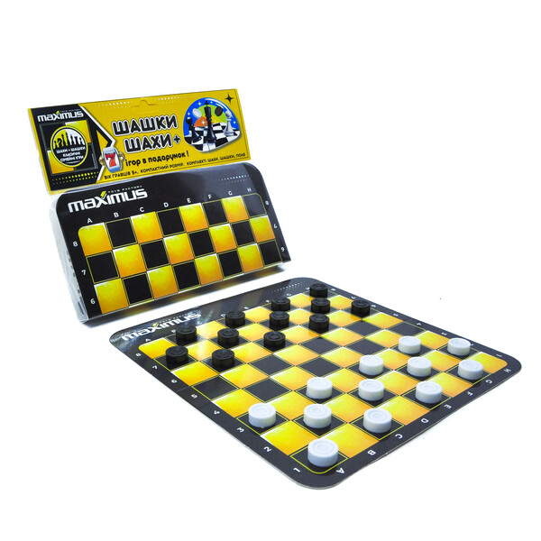 Настольная игра  «Шашки + Шахматы»