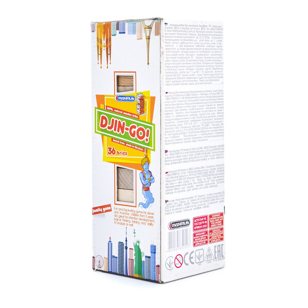 Joc de masă „Jin GO”  jenga din 36 blocuri de lemn