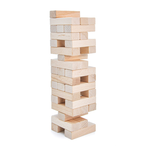 Joc de masă „Jin GO”  jenga din 36 blocuri de lemn