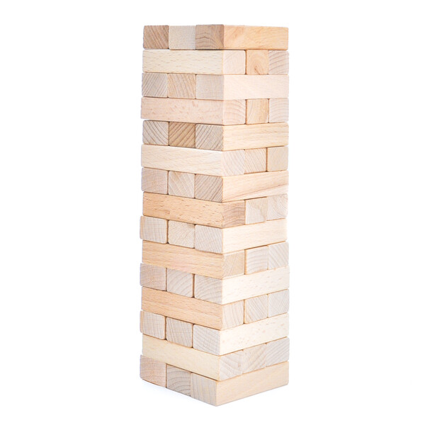 Joc de masă „Jin GO”  jenga din 54 blocuri de lemn