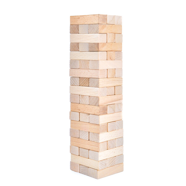 Joc de masă „Jin GO”  jenga din 54 blocuri de lemn